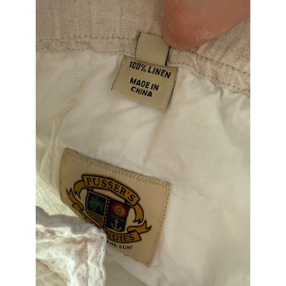 Pusser's West Indies 100% Linen Pants - Picture 6 of 7